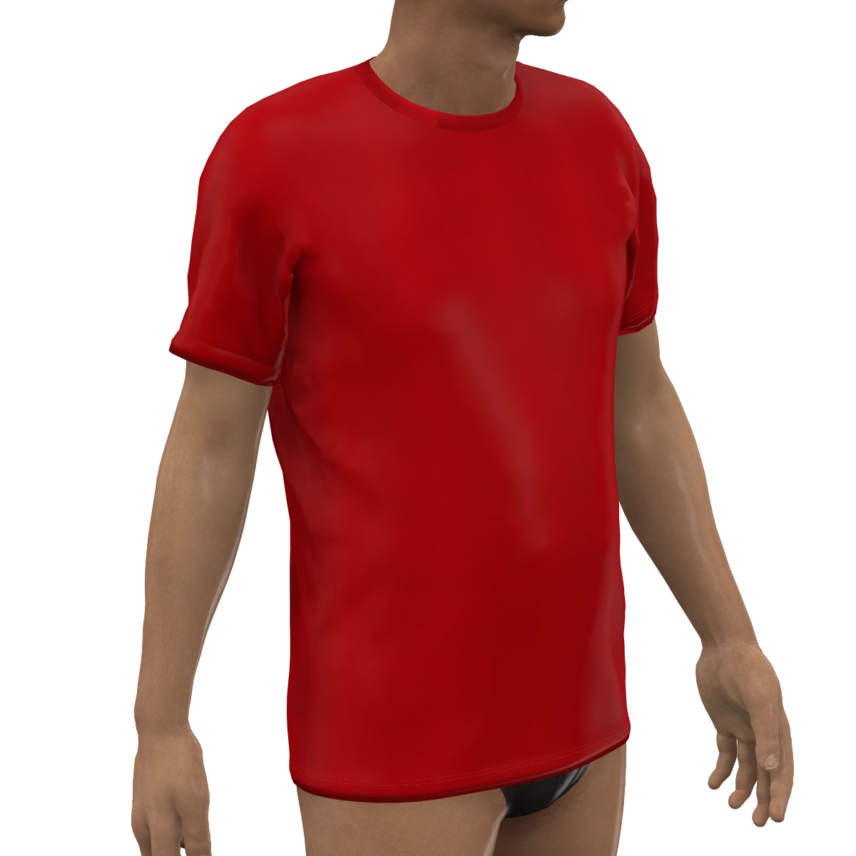 Camiseta manga corta Rojo