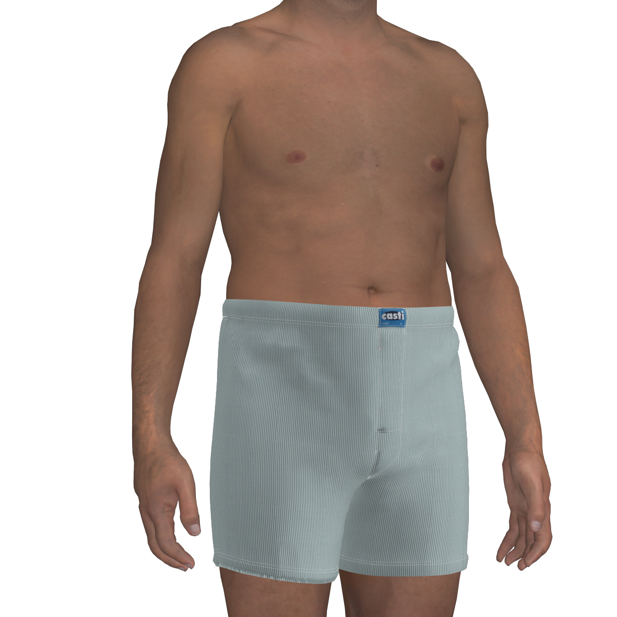 Boxer 3900 estampado 2 de rayas con modelo